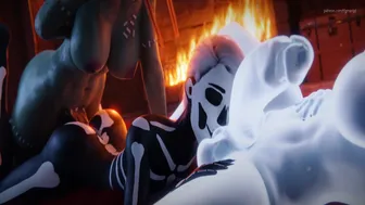 Halloween Threesome [Thefastestgman][4K]