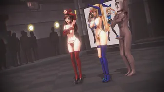 Kizuna AI & Mirai Akari “Masked bitcH Erotic Show”