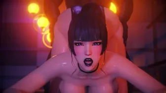 Nyotengu Doggy [Blacked][Bouquetman][NO WM]