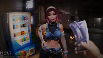 D.Va Doing Anything for Tickets [Reinamation3D]