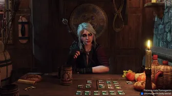 Ciri losing in Gwent [Tomoganim]