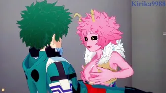 My Hero Academia – Mina Ashido fucks with Izuku Midoriya