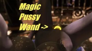 Busty Dark Elf Gets Fucked by Magic Pussy Wand