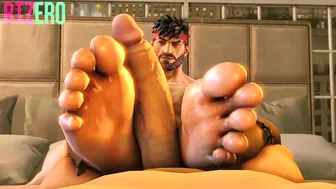 Ryu’s Footjob