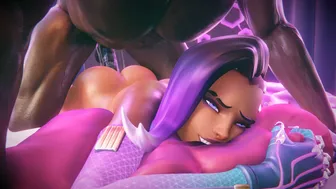 Sombra Anal Prone [Blacked][Cawneil]