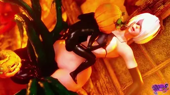 Tentacles fucks Yorha 2B