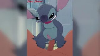 (feralfrenzyanim)Stitch gives into his pre-programmed breeding impulses