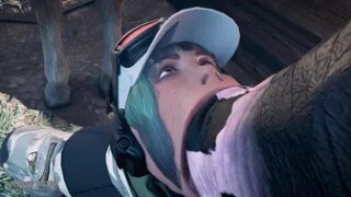 Ela milking her Horse