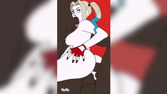Harley Quinn enjoys sex(Black)