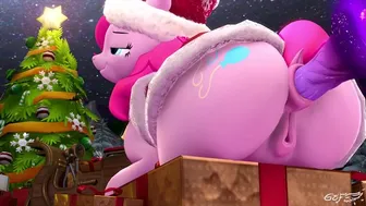 Offscreen Twilight fucks Pinkie’s ass with a dildo