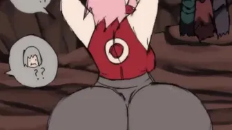 Sakura twerking