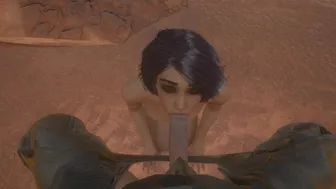 Maya using her throat