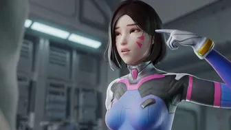 D.Va Becoming A Starlet [White][Aphy3D]