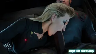 Meredith tests a new security officer, part 1.[Baron Von Meowsberg]