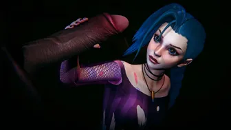 Jinx and Vi fucked by Big Black Cock [Priapus]