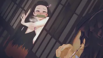 Nezuko caught having sex