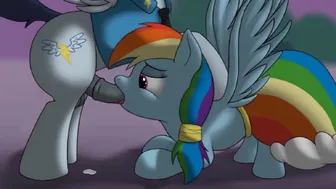 Dashie sucks Soarin