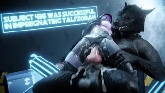 Tali x Werewolf Impregnation [Rekin3D]