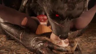 Ashley x Werewolf [Rekin3D]