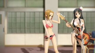 K-ON girls dancing