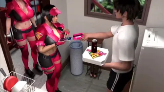 Pizza Takeout 2 Paizuri Titty Fuck