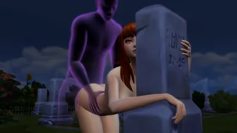 She heads to the cemetery for one last drill with her bf