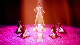 Four nuns and godmother