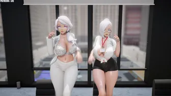 RWBY Winter and Willow Dancing (Good Night Kiss)