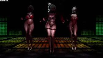 RWBY Schnee Trio Dancing (Roll n’ Rock)