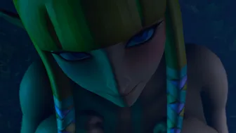 Midna and Zelda Threesome