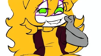 Bunnie Rabbot playing with Marcos The Hedgehog