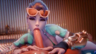 Widowmaker Blowjob [Gifdoozer]