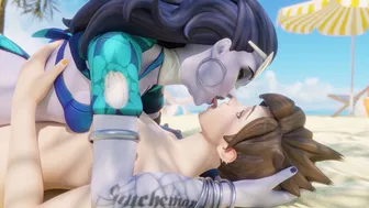 Widowmaker And Tracer Kiss [4K]