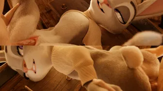 Fucking Judy Over Table『Wigfritter』