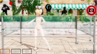 Kagamine Rin Naked Exhibition – Too cute!