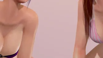 Ayane and Kasumi Double Blowjob (Erotic Audio and DOAX3)