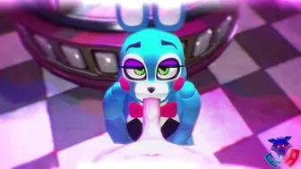 Femboy toy bonnie blowjob