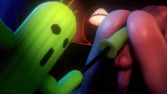 tifa drilled by a cactus [cerbskies]