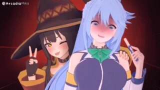 Treat Aqua Like a Slut PMV