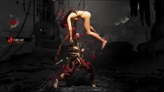 Brutalities on nude Kitana