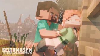 STEVE ADVENTURES –  MINECRAFT SEX MOD STEVE FUCK ALEX – ANIMATION (BeltomNSFW)