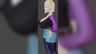 N18 dragon ball (open comision 3d)