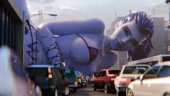 Giantess Widowmaker Traffic Jam Fuck [GigaEnjoyer]