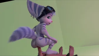 Rivet bouncing on a dick