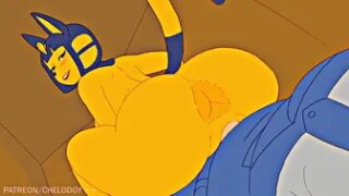 Animal Crossing Ankha x Villager (4K)