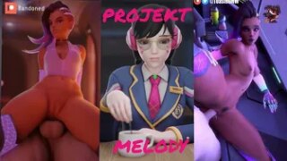 PROJEKT MELODY – A Sombra and D.va Overwatch PMV