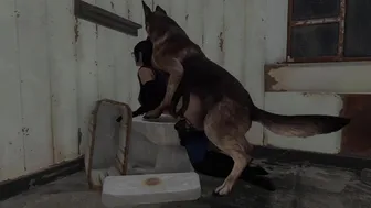 Ada Lets Herself Fucked By A Dog