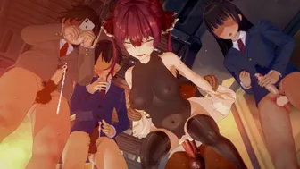 Houshou Marine Public Sex Topless