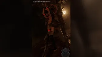 Goth Gwen being violated by demogorgon