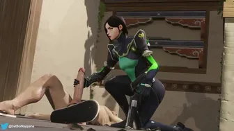 Viper gives a good handjob